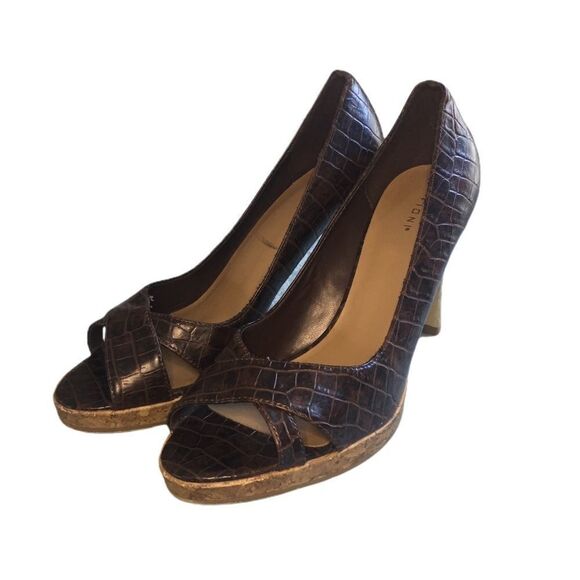 Fioni peep toe 3in heels - Picture 1 of 12